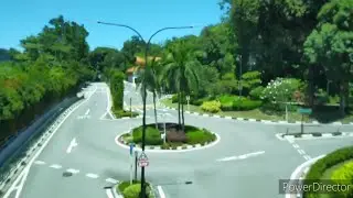 Beautiful Sunny Sunday ,Sentosa Express view, Vivo city to Beach Station