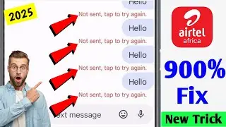 Not sent . Tap to try again airtel sim | not sent tap to try again airtel sim | All phones 100% Fix😍