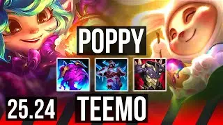 POPPY vs TEEMO (TOP) | KR Master | 25.24