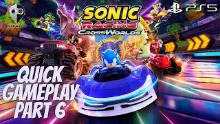 Sonic Racing CrossWorlds PS5 &ndash; Quick Gameplay Part 6 💨🔥