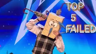 TOP 5 failed audition in britain got talent