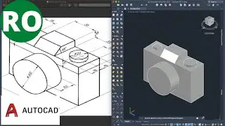 AutoCAD | 3D Tutorial pentru &icirc;ncepători | Exercițiu 4