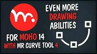 Even more drawing abilities for Moho 14 with MR Curve Tool 4