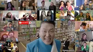psy gentleman reaction mashup