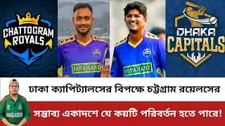 ঢাকার বিপক্ষে চট্টগ্রাম রয়েলসের সম্ভাব্য একাদশে যে কয়টি পরিবর্তন হতে পারে! Chattogram Royals | BPL