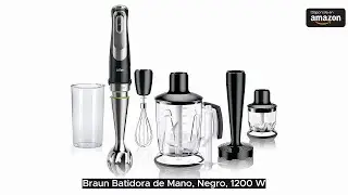 Braun Batidora de Mano, Negro, 1200 W