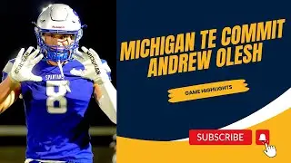 Michigan TE commit is ElITE!!! | Andrew Olesh | Wolverines | #GoBlue