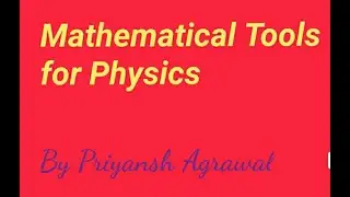 Lecture  8 Chain Rule | Mathematical Tools/Basic Mathematics | Priyansh Agrawal