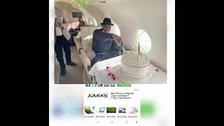 Ex-president of federal republic of Nigeria celebrate his birthday on private jet