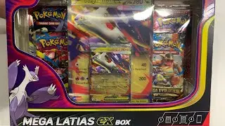 فتح بوكس بوكيمون لاتيوس العملاق اي اك ... Pok&eacute;mon Mega Latias Ex Box Opening