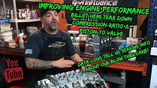 Billet Hemi Piston To Valve? Compression? Data Logs? EFI? Improving Engine Performance Series Ep2