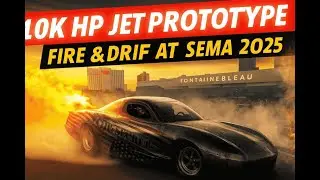 🔥 10,000 HP Jet-Engine Prototype Shocks SEMA Show 2025 &mdash; Drifting With Real Fire!