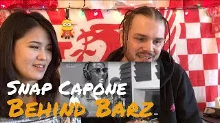 Snap Capone - Behind Barz  | REACTION to UK RAP Link Up TV @SnapCapone