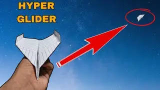 How to fold a Paper Airplane - Hyper GliderDesigned by John Collins