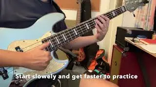 Marcus Miller - 32nd ghost notes Technique / Run For Cover [Tutorial + Tabs]