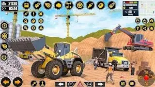 City road building simulator 3D 🚧 JCB machine simulator Android gameplay 🚧 Mobile game 🚧