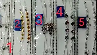 Latest silver anklets designs | Bridal anklets designs 2021 | silver payal designs