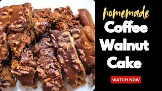 வீட்டிலேயே பர்ஃபெக்ட் காபி வால்நட் கேக் | Coffee Walnut Cake Recipe in Tamil #cakerecipe #homemade