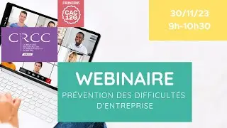 Webinaire : Prévention des difficultés des entreprises