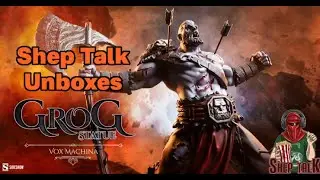 Shep Talk Unboxes the Grog Satatue from Sideshow