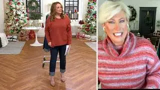 Belle by Kim Gravel TripleLuxe Sparkle Cuff Ankle Jean on QVC