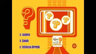 Walt Disney World Presents What in the World Game Show as Hard with Epcot Attractions