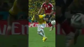 Zuniga brutally foul on Neymar in world cup 2014 | Brazil vs Columbia | RUPAM 07 HD |