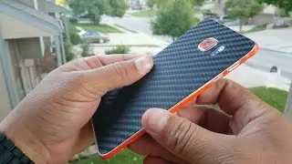 First Carbon fiber skin - Galaxy S6 Edge + - Stickerboy