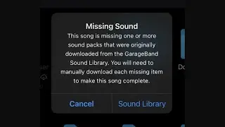 [Fix] GarageBand Error This Song Is Missing One Or More Sound Packs