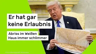 Er hat gar keine Erlaubnis - Abriss im Wei&szlig;en Haus immer schlimmer