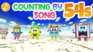 Песня про счёт по 54s | Песни про счёт по цифрам Minecraft Numberblocks | Песни про счёт по буква...