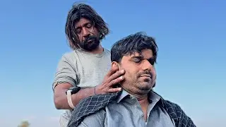 Full Stress Relief Head & Back Massage by Bengali Baba #asmr 