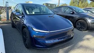 Tesla Model Y Refresh 2025| Deep Blue Metallic Color | Visual Walkaround | $1000 Paint Option