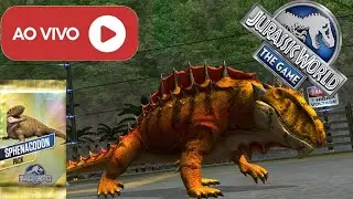 Jogando o Evento do sphenacodon Jurassic World: The Game.