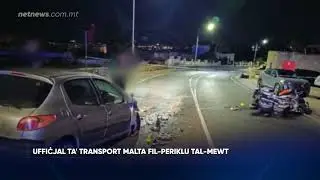 Uffiċjal ta&rsquo; Transport Malta fil-periklu tal-mewt wara ħabta fil-limiti tal-Mosta