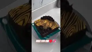 Chocolate transfer sheet, Cake decorating ideas #viral #trending #shorts #squarecake #birthdaycake