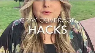 Quarantine Gray Hair Coverage Hacks without using Hair Color!