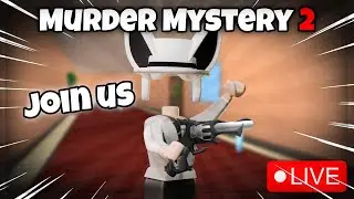 🔴LIVE🔴MM2 PLAYING WITH VIEWERS ROBLOX