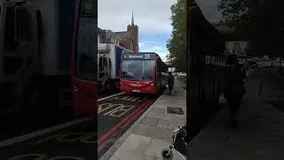 YJ23 EWD, 67004 on Route 339 bound for Shadwell, Watney Market leaving Regent's Canal stop F.
