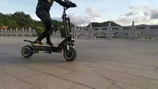 6000W 60V 11 Inch Off Road 120Km Two Wheel Electric Scooter For Adult