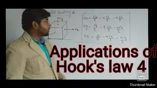 Strength of Materials/ Application of Hook's law 4 tor SSC JE CIVIL, UPSSSC JE  UPPSC AE IES GATE