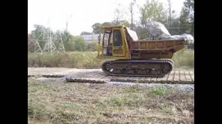 Stone Carrier at Work, Wakefield Run Stream Restoration