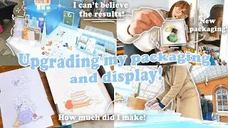 Growing My Small Business And Upgrading My Product Packaging And Display!? ☆ Market Stall Vlog!