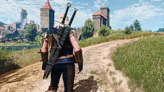 The Witcher 3 4K 60FPS HDR Free Roam Gameplay | PS5 