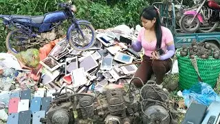 No One Believed It Possible | Genius Girl Revives a Motorcycle Engine Dumped in a Landfill