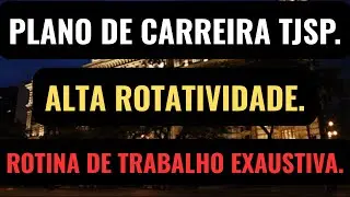 PLANO DE CARREIRA, ROTINA DE TRABALHO, ALTA ROTATIVIDADE. Vale a pena ser Escrevente do TJSP?