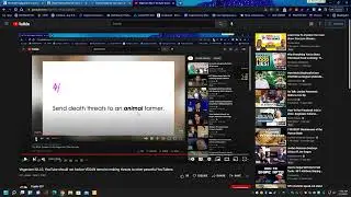 Veganism KILLS. Notice of intent to declare YouTube as a terrorist supporter.