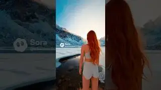 Beautiful alpine lake - #montebianco #viralvideo #yoga #vlog