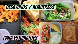 Desayunos| Almuerzos para estudiantes