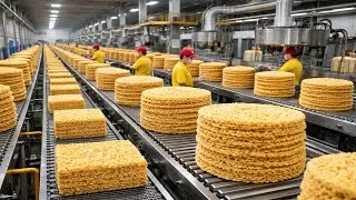 Instant Noodles Production &ndash; From Flour to Finished Cups (Process)